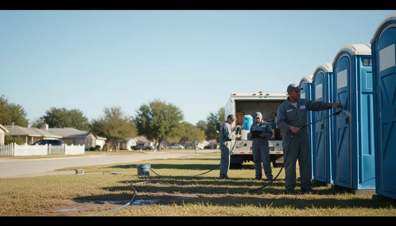 Long-Term Portable Toilet Rental in Morrow, LA near me